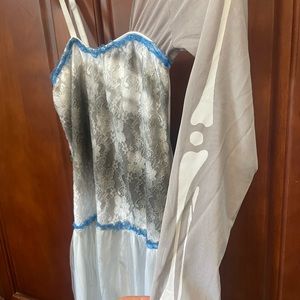 New zombie, skeleton, ghost costume dress - full length